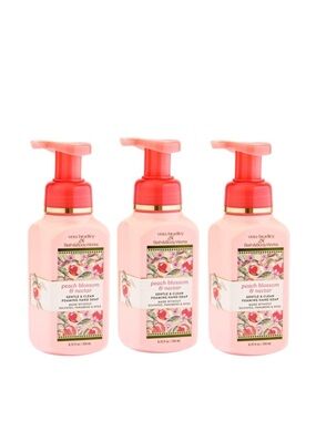 3 BBW × Vera Bradley PEACH BLOSSOM & NECTAR Gentle & Clean Foaming Hand Soap